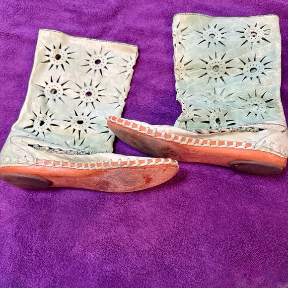 Women's Laser-Cut Boots - Picture 1 of 16